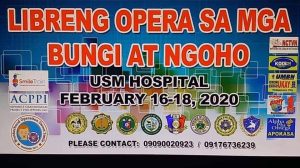 Libreng Opera sa mga Bungi at Ngoho @ USM Hospital