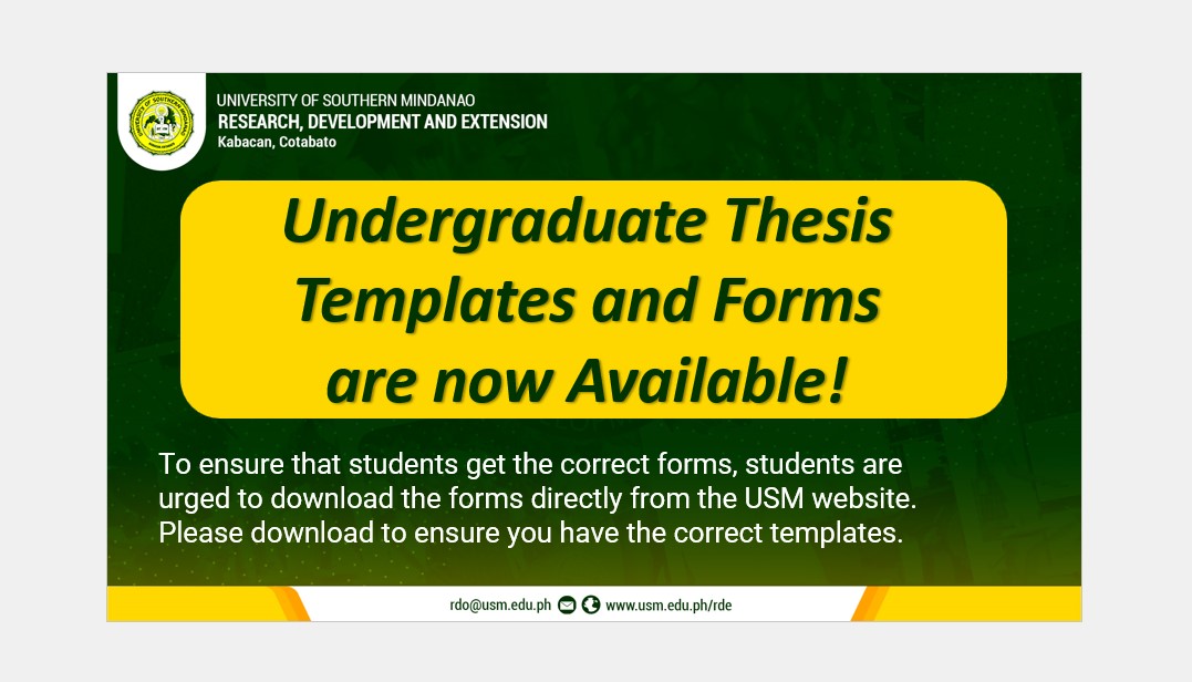 do undergraduate thesis get published