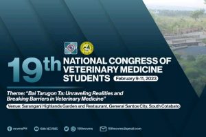 19th National Congress of Veterinary Medicine Students @ USM Main Campus
