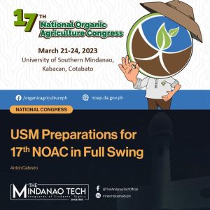 USM Preparation for 17th NOAC in full swing @ University of Southern Mindanao Main Campus