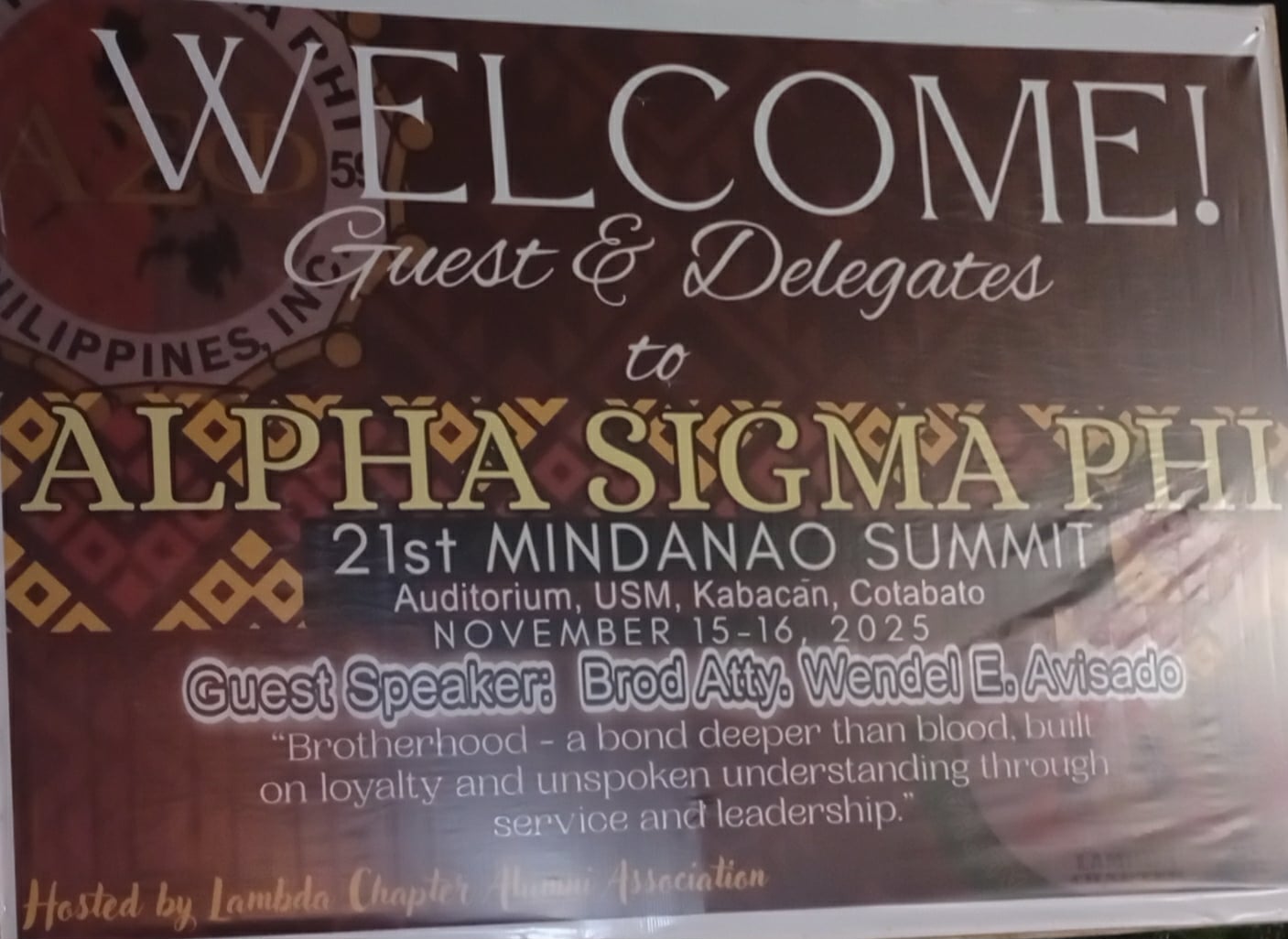ALPHA SIGMA PHI: 21st MINDANAO SUMMIT