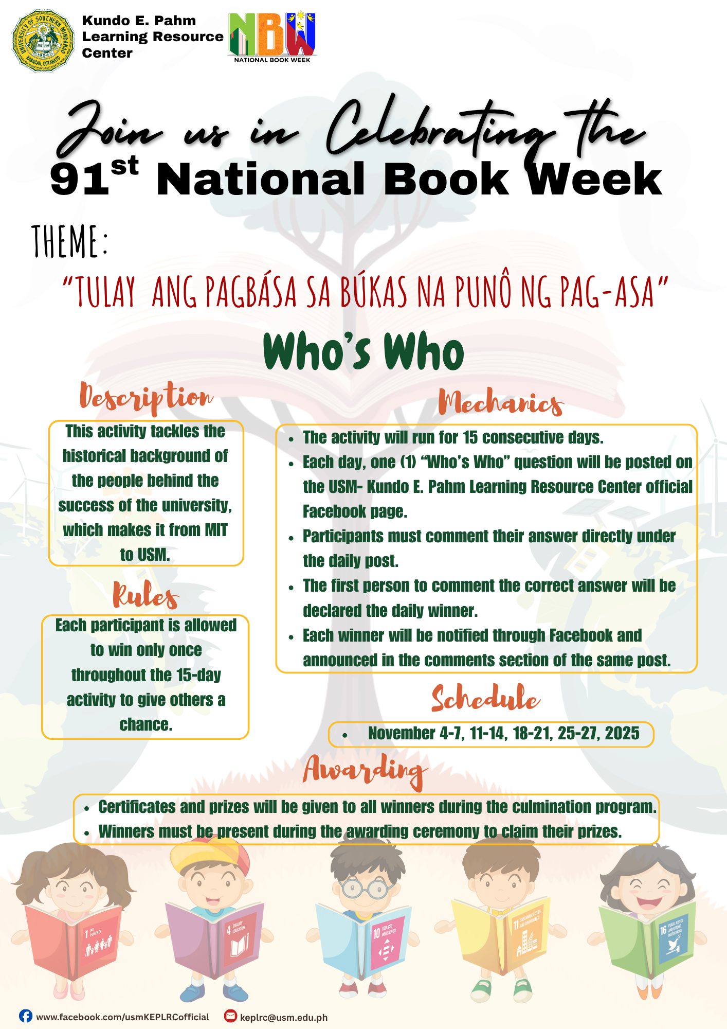 NATIONAL BOOK WEEK - 2025
