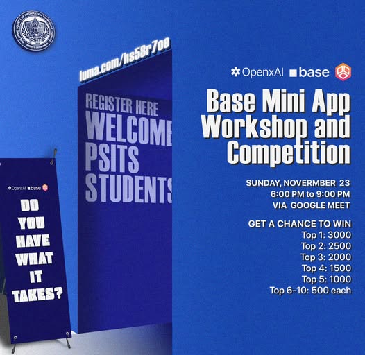𝗢𝗽𝗲𝗻𝘅𝗔𝗜 𝗠𝗶𝗻𝗶 𝗔𝗽𝗽 𝗪𝗼𝗿𝗸𝘀𝗵𝗼𝗽 𝗮𝗻𝗱 𝗖𝗼𝗺𝗽𝗲𝘁𝗶𝘁𝗶𝗼𝗻 𝟮𝟬𝟮𝟱