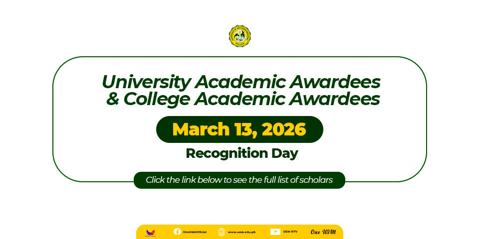 USM College and University Academic Awardees