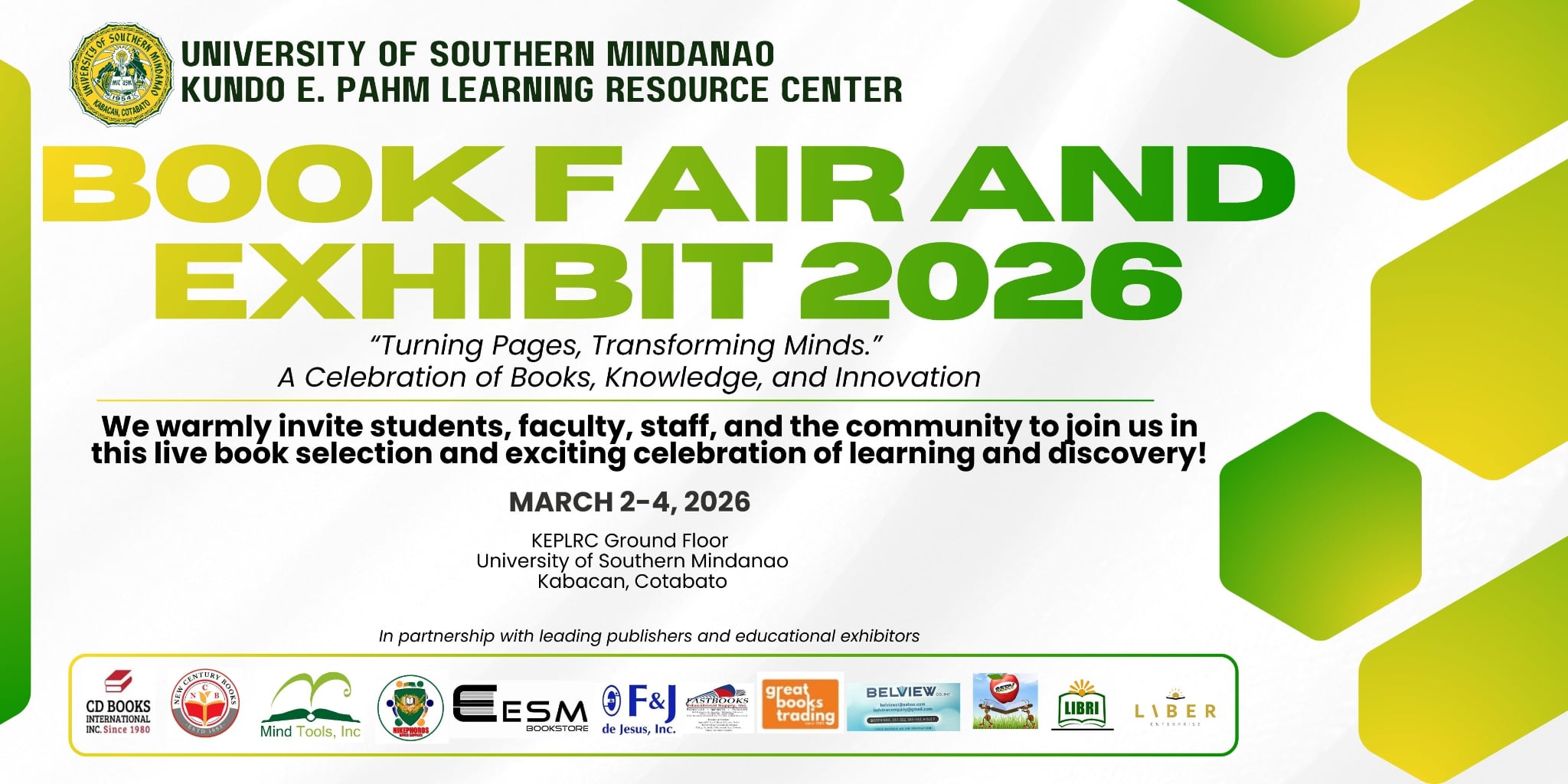 USM Book Fair and Exhibit 2026